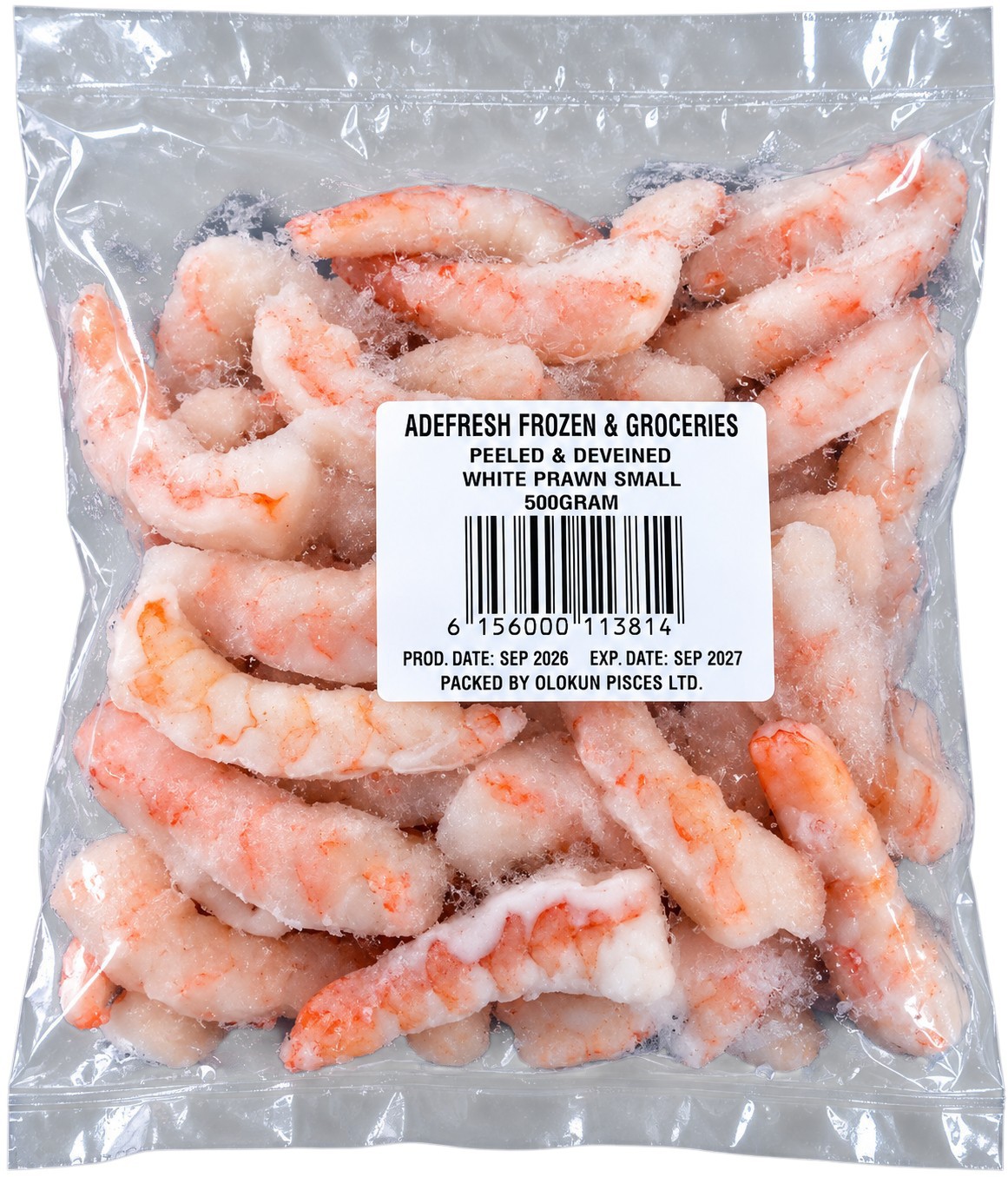 White Prawn Small (peeled and Deveined shrimps)